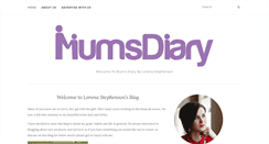 Desktop Screenshot of mums-diary.co.uk
