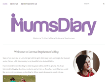 Tablet Screenshot of mums-diary.co.uk